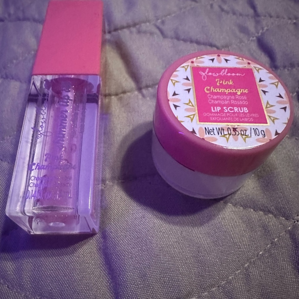 Lip scrub and gloss set